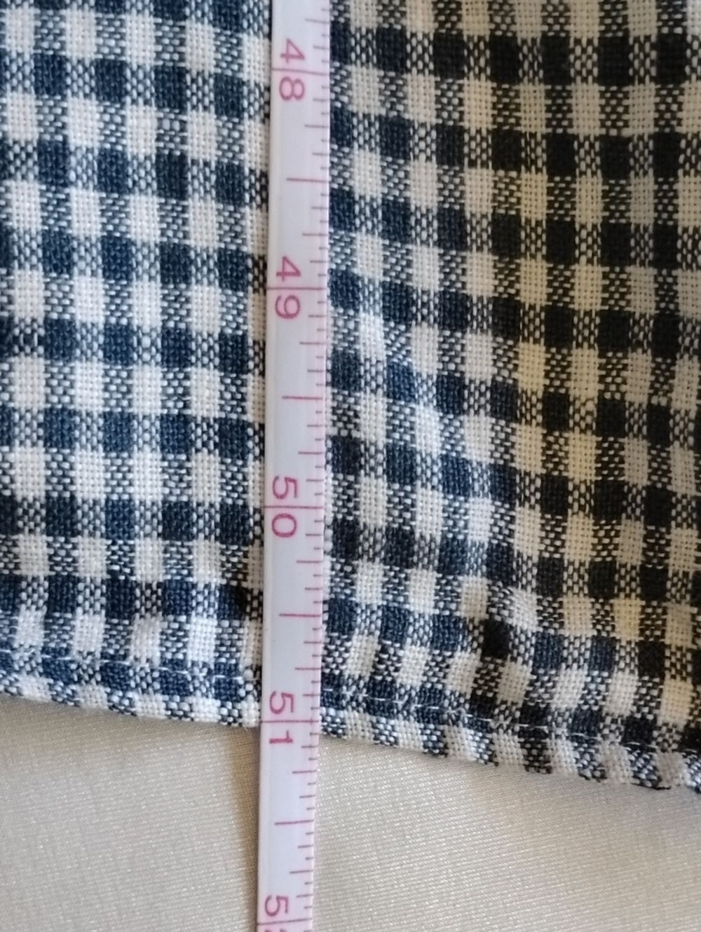 NWOT Reformation Tace Gingham Check Linen Halter Midi Dress 8 Slate White - Picture 10 of 11